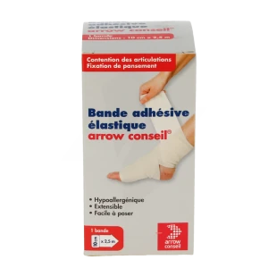 Bande Adhesive Elastique Awc 10cm X 2,5m