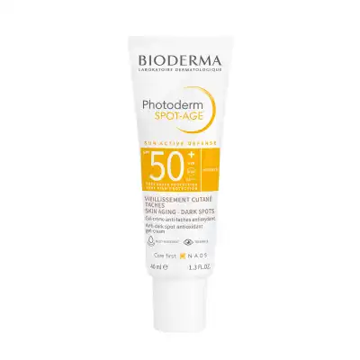 Bioderma Photoderm Spot-age Crème Solaire Anti Tâche Et Rides Spf50+ 40ml à Angers