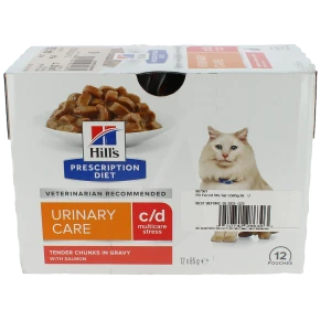 Prescription Diet Chat - Urinary Care 12x85g Saumon