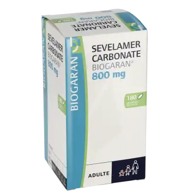 Sevelamer Carbonate Biogaran 800 Mg, Comprimé Pelliculé à LE LAVANDOU