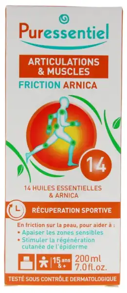 Puressentiel Articulations Et Muscles Friction Arnica 14 Huiles Essentielles Fl/200ml