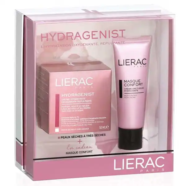 Liérac Hydragenist Hydratant Crème Et Masque Coffret