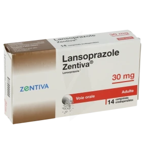 Lansoprazole Zentiva 30 Mg, Comprimé Orodispersible