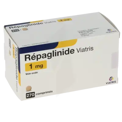REPAGLINIDE VIATRIS 1 mg, comprimé