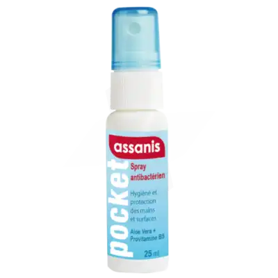 Assanis Pocket Spray Antibactérien Mains 25ml à Saint-Brevin-les-Pins
