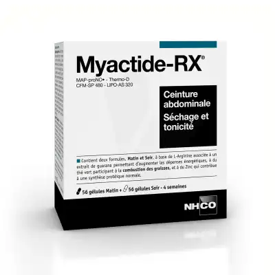 NHCO Nutrition Aminoscience Myactide-RX Spécifique Graisses abdominales Gélules B/2x56