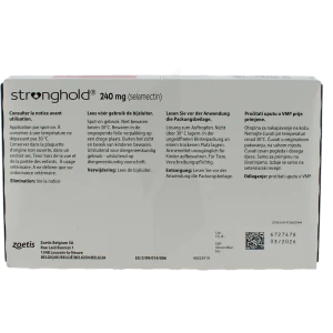 Stronghold 240 Mg Solution Pour Spot-on Pour Chiens 20,1 - 40,0 Kg, Solution Pour Spot-on