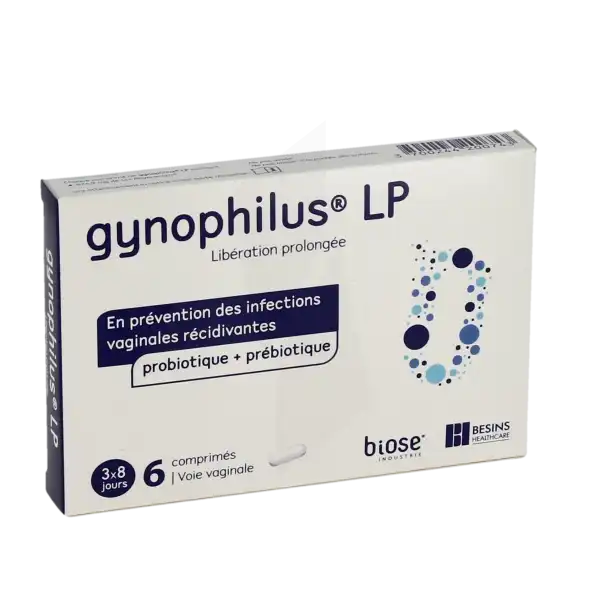 Gynophilus Lp Comprimés Vaginaux B/6