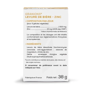Granions Levure De Bière Zinc Gélule B/60