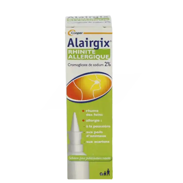 Alairgix Rhinite Allergique Cromoglicate De Sodium 2 %, Solution Pour Pulvérisation Nasale