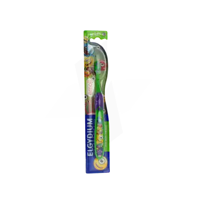 Elgydium Emoji Brosse Dents Kids Monstres à Hendaye