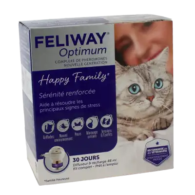 Feliway Optimum Kit Complet Sol Ext Fl/48 Ml