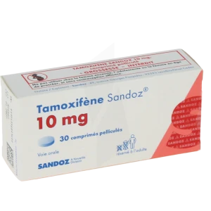 Tamoxifene Sandoz 10 Mg, Comprimé Pelliculé