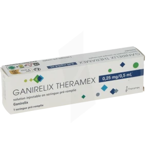 Ganirelix Theramex 0,25 Mg/0,5 Ml, Solution Injectable En Seringue Pré-remplie