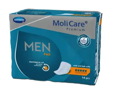 Molicare Premium Men Pads 5 Gouttes - Protection Incontinence B/14 à SENNECEY-LÈS-DIJON