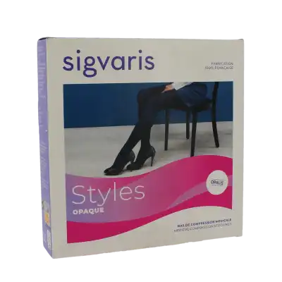 Sigvaris Styles Opalis Opaque Bas Auto-fixants Classe 2 Femme Beige Rosé Normal Xl à Trelissac