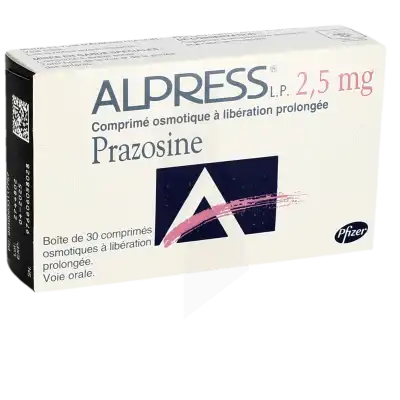 Alpress L.p. 2,5 Mg, Comprimé Osmotique à Libération Prolongée à LIVRON-SUR-DROME