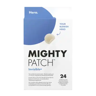 Mighty Patch Invisible+ Hero Patch Jour Anti-acné B/24 à AUCAMVILLE