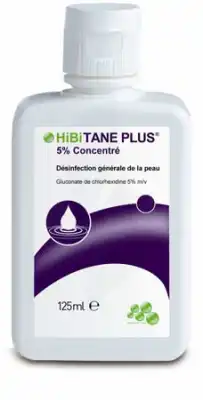 HIBITANE PLUS 5 % CONCENTRE, fl 125 ml