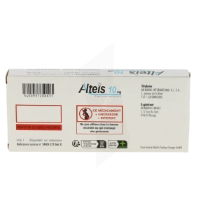 Alteis 10 Mg, Comprimé Pelliculé