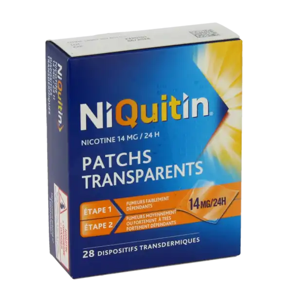 Niquitin 14 Mg/24 Heures, Dispositif Transdermique