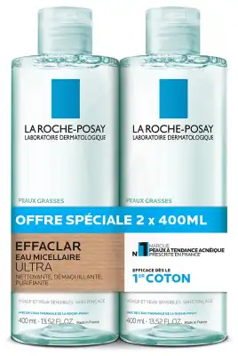 Acheter La Roche Posay Effaclar Eau Micellaire Purifiante 2Fl/400ml (10%) à Angers