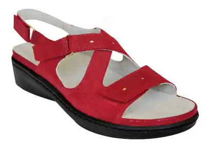 Gibaud  - Chaussures Bisentina Rouge - Taille 37 à MANCIET