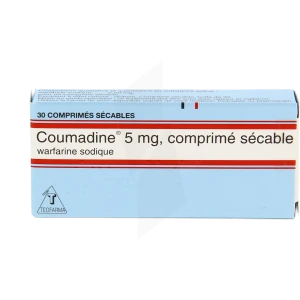 Coumadine 5 Mg, Comprimé Sécable