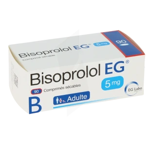 Bisoprolol Eg 5 Mg, Comprimé Sécable