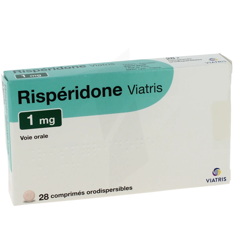 Risperidone Viatris 1 Mg, Comprimé Orodispersible