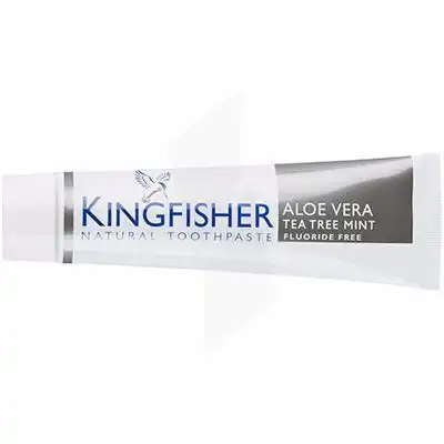 Kingfisher Dentifrice Sans Fluor Aloe Vera - Arbre à Thé - Menthe T/100ml à NEUILLY SUR MARNE