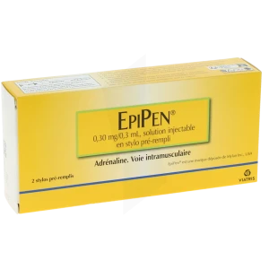 Epipen 0,30 Mg/0,3 Ml, Solution Injectable En Stylo Pré-rempli