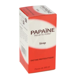 Papaine Trouette Perret Sirop Digestion Ballonnements Fl/200ml