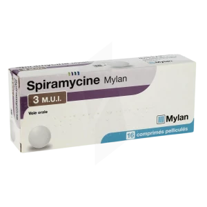 Spiramycine Viatris 3 M.u.i, Comprimé Pelliculé