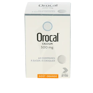 Orocal 500 Mg, Comprimé à Sucer/à Croquer