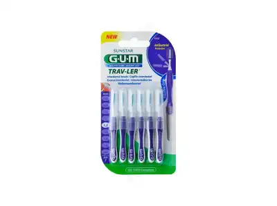 Gum Travler Brossette Inter-dentaire De Voyage 1,2mm B/6 à CHAMPAGNOLE