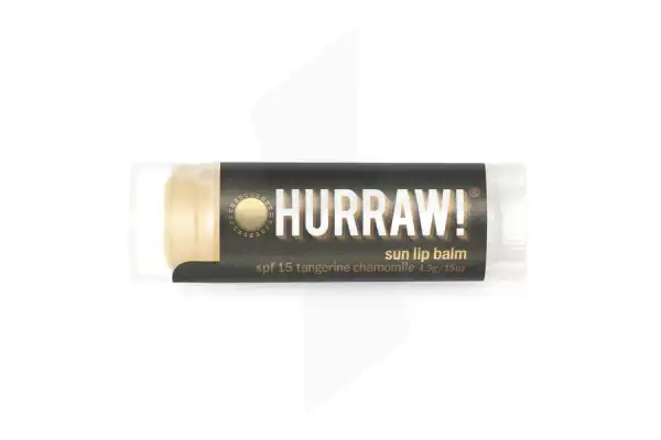 Hurraw! Baume à Lèvres Solaire Spf15 Stick/4,3g