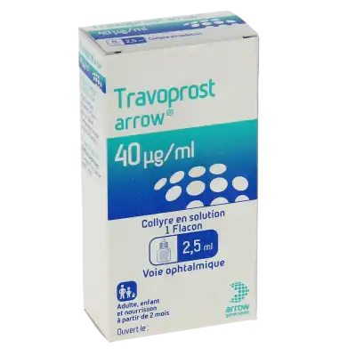 Travoprost Arrow 40 Microgrammes/ml, Collyre En Solution à POITIERS