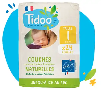 Tidoo Couches Ecologiques T1 2-5kg Sachet/26 à Agde