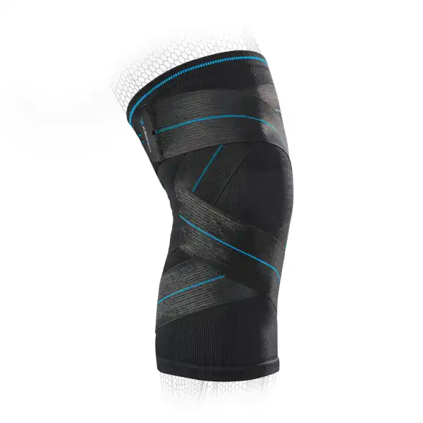 Compex Activ' Knee+ Genouillères De Contention Sportive Et Sangle Infra-patellaire L