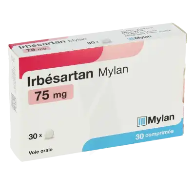Irbesartan Viatris 75 Mg, Comprimé à Chelles