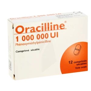 Oracilline 1 000 000 Ui, Comprimé Sécable