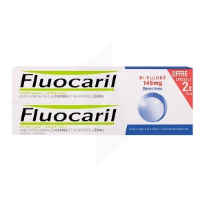 Fluocaril Bi-fluoré 145 Mg Pâte Dentifrice Gencives 2*75ml