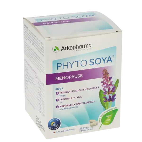 Phyto Soya 35mg  +  Sauge Gélules Ménopause B/180