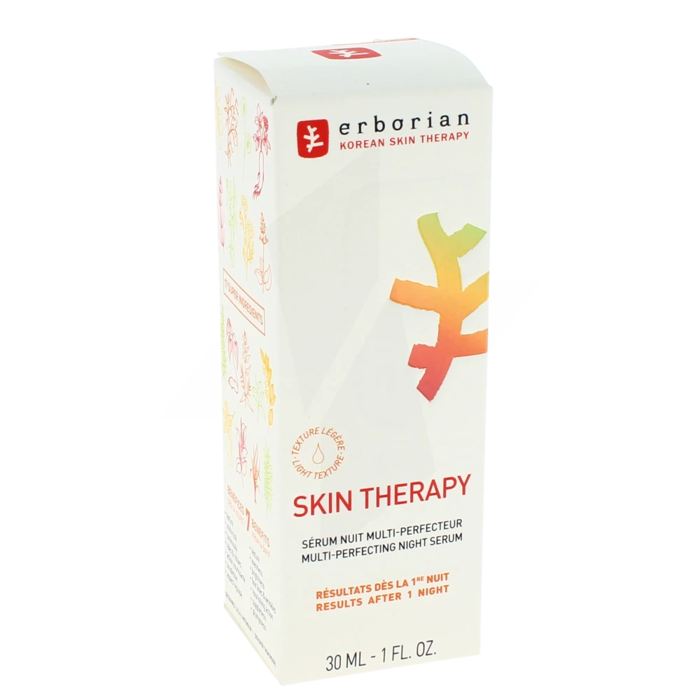 Erborian Skin Therapy Sérum Nuit Multi-perfecteur Fl Cpte-gttes/30ml