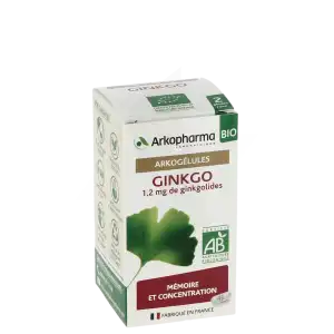 Arkogélules Ginkgo Bio Gélules Fl/45 à PARIS