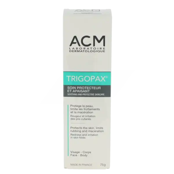 Acm Trigopax Crème Soin Protecteur Irritation Plis T/75ml