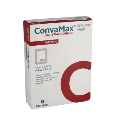 CONVAMAX Pans hydrocellulaire adhésif stérile 15x20cm B/10