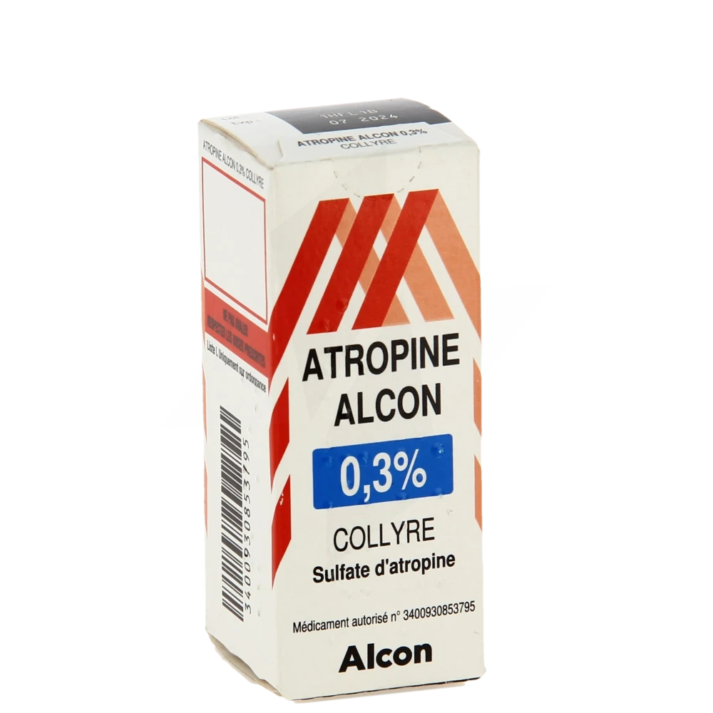 Atropine Alcon 0,3 Pour Cent, Collyre