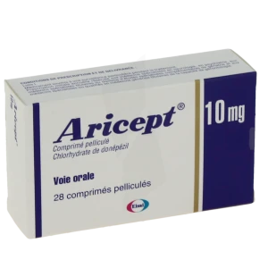 Aricept 10 Mg, Comprimé Pelliculé